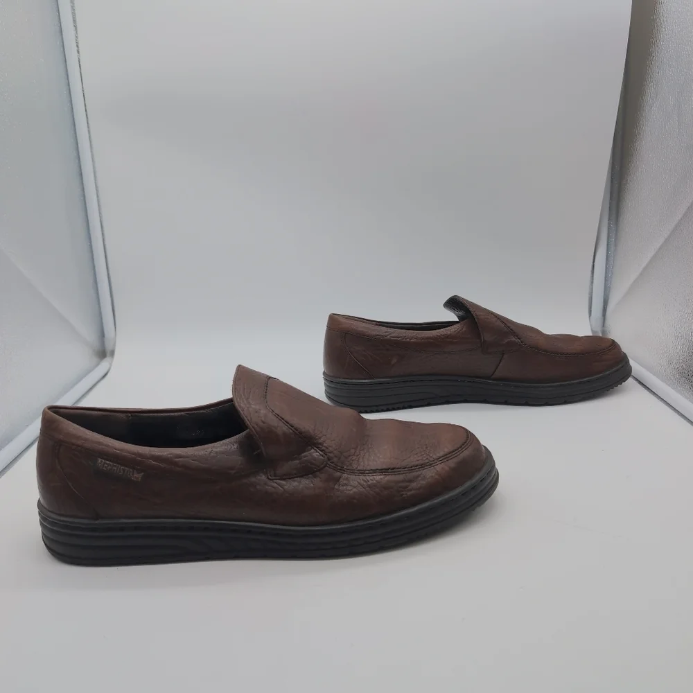 Vintage Mephisto Air Jet Sz 12 Leather Slip-On Men’s Shoe Minimal Wear